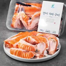 은하수산 노르웨이 연어 가마 구이 머릿살, 700g, 1팩