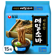 농심 메밀소바, 635g, 3개