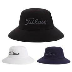 [TITLEIST] 타이틀리스트 플레이어스 스테이드라이 버킷햇, 블랙, 1개 - 타이틀리스트골프웨어