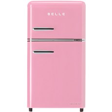 BELLE 레트로 글라스 2도어 냉장고