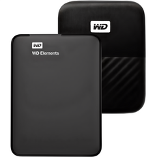 WD Elements Portable 휴대용 외장하드 WDBU6Y0050BBK-WESN + 파우치, 5TB, 블랙