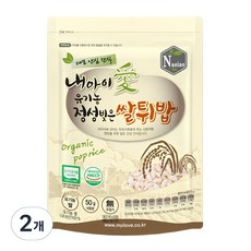 내아이애 유기농 정성빚은 쌀튀밥 과자, 쌀, 50g, 2개