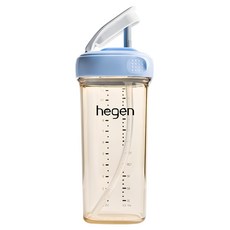 헤겐 유아용 NEW 빨대컵, 330ml, 1개, 블루