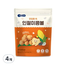 베베쿡 한입에 쏙 인절미 콩볼, 인절미맛, 25g, 4개