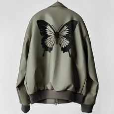 세븐룩북 남성용 BUTTERFLY 오버핏 레자 투웨이 자켓 BBP002