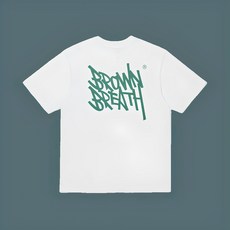 브라운브레스 로고 프린팅 반팔티 TAG TEE - WHITE