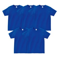 베이직플러스 남성용 17수 오리지널 플레인 코튼 반팔 티셔츠 TS-58000-2 5p