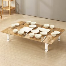 서우 높이조절 LPM 롱테이블L 120 x 80 cm, 티크