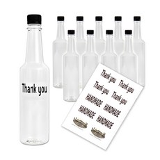 葡萄酒PET瓶空瓶 10入+貼紙, 500ml, 1組