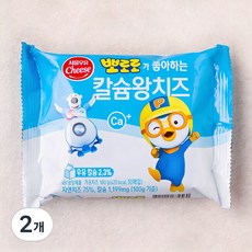 서울우유 뽀로로 칼슘왕 치즈 180g, 18g, 10개입, 2개 2개