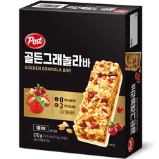 Post 牛奶黃金燕麥棒, 270g, 1盒