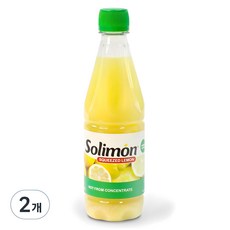 솔리몬 스퀴즈드 레몬즙, 500ml, 2개