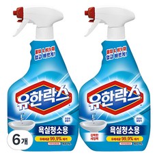 유한락스 멀티액션 욕실청소용 세정제, 900ml, 6개