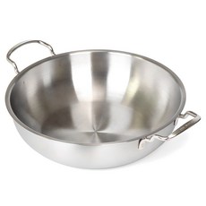 Kitchen-Art IH爐適用不鏽鋼淺湯鍋, 1個, 28cm, 銀色