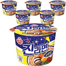 오뚜기 진라면 순한맛 용기 110g, 6개
