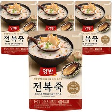 [전복죽] 200g*총3팩 / 물만넣고 바로 끓이면 전복죽완성 3개 200g 상품 이미지