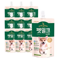 에버그로 펫밀크 강아지 간식, 눈&관절, 150ml, 10개