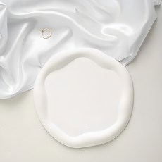 Young&You陶瓷托盤 雲朵圓形, Clova White