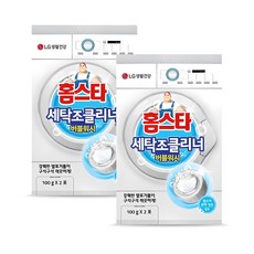 홈스타 세탁조 클리너 버블워시 드럼겸용 2포, 200g, 2개