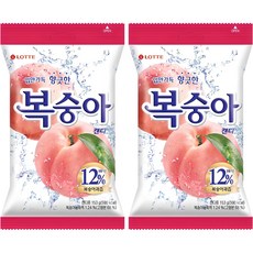 LOTTE 樂天 蜜桃味糖, 153g, 2包