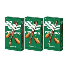 빼빼로 아몬드, 37g, 3개