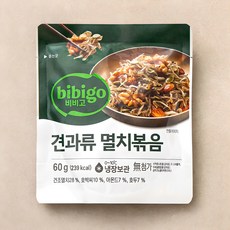 비비고 견과류 멸치볶음, 60g, 1개 60g, 3개