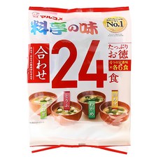 marukome 丸米 沖泡味噌湯 24入, 432g, 1包