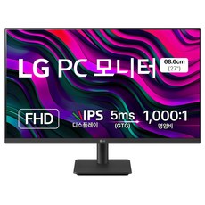 LG전자 FHD PC 모니터, 68cm, 27MS500