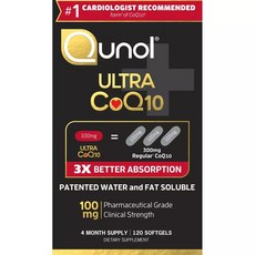 Qunol 超級輔酶 Q10 100 毫克軟膠囊