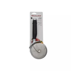 KitchenAid ABS 塑料不銹鋼輪披薩刀, 1個, 黑色+銀色
