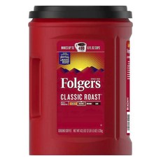 Folgers 經典烘焙研磨咖啡, 1個