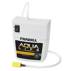 Praville 靜音便攜式曝氣系統釣魚用氣泡發生器, 白+黑, 1433