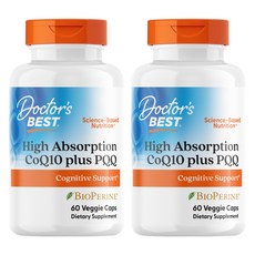 Doctor's BEST 輔酶Q10 Plus PQQ素食膠囊, 60顆, 2罐