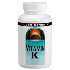 SOURCE NATURALS 維他命K錠, 200顆, 1罐