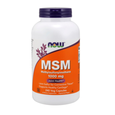 NOW Foods MSM維生素膠囊 1000mg, 240顆, 1罐