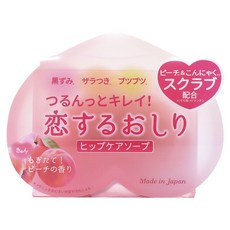 KoisuruOshiri 美臀角質調理皂 水蜜桃香, 1顆, 80g