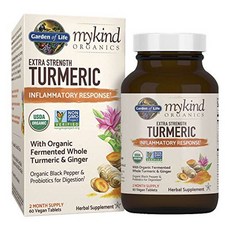 mykind ORGANICS 薑黃植萃素食錠, 60顆, 1罐