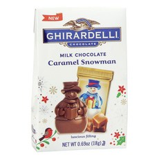 GHIRARDELLI 鷹牌 牛奶巧克力焦糖雪人, 1個, 18g