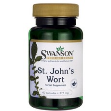 Swanson 斯旺森 聖約翰草膠囊 375mg, 60顆, 1罐