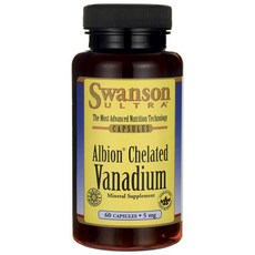 Swanson 斯旺森 優質釩膠囊 5mg, 60顆, 1罐
