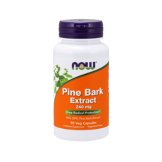 NOW Foods 松樹皮萃取膠囊 240mg, 90顆, 1罐