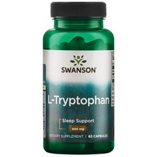 Swanson 斯旺森 左旋色胺酸膠囊 500mg, 60顆, 1罐