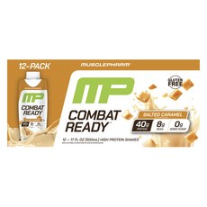 MUSCLEPHARM 戰鬥準備鹹焦糖, 12個, 500ml