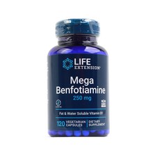 LIFE EXTENSION Mega苯磷硫胺素食膠囊 250mg, 120顆, 1罐