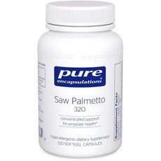 Pure Encapsulations 鋸棕櫚320軟膠囊, 120顆, 1罐