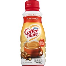 Coffee mate 咖啡伴侶瓶裝 榛果風味, 1個, 473ml