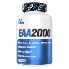 EVLUTIONNUTRITION EAA 2000素食膠囊, 1個, 90顆