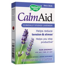 Nature's Way 然萃維 CalmAid薰衣草萃取軟膠囊, 1組, 30顆
