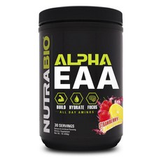 NUTRABIO Alpha EAA蛋白粉 草莓檸檬味, 1個, 458g