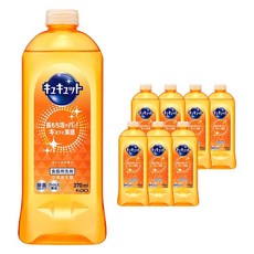 Kao 花王 Cucute 珂珂透 超濃縮洗碗凝露 柑橘香, 370ml, 8瓶